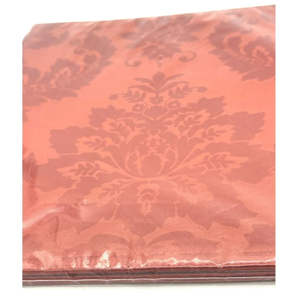 JCPenney Home Florence Damask Placemats 13x19‎ Autumn Vine Rust Color Set of 4